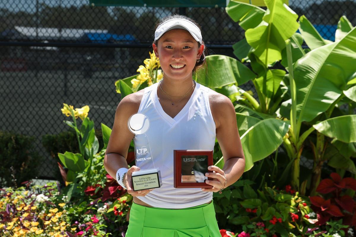Weng Claims Singles Title, Local Player Francie Pate Takes Doubles Silver at USTA Girls’ 18s Clay Court Championships